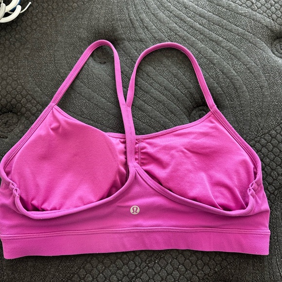 lululemon athletica - Flow Y Bra - Vibrant Purple - Picture 1 of 2